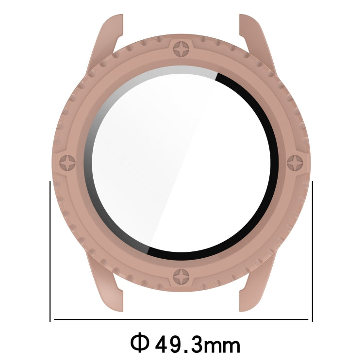 For Xiaomi Watch S3 PC + Tempered Film Integrated Watch Protective Case(Black)
