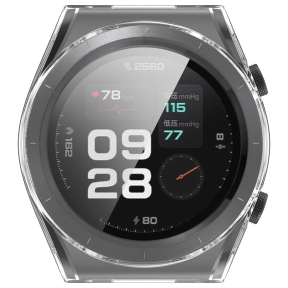 For Xiaomi Watch H1 PC + Tempered Film Integrated Watch Protective Case(Transparent)