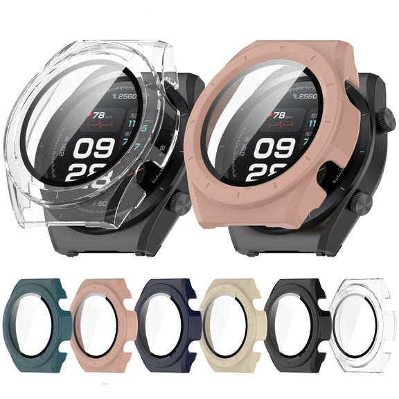 For Xiaomi Watch H1 PC + Tempered Film Integrated Watch Protective Case(Black)