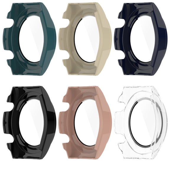 For Xiaomi Watch H1 PC + Tempered Film Integrated Watch Protective Case(Black)