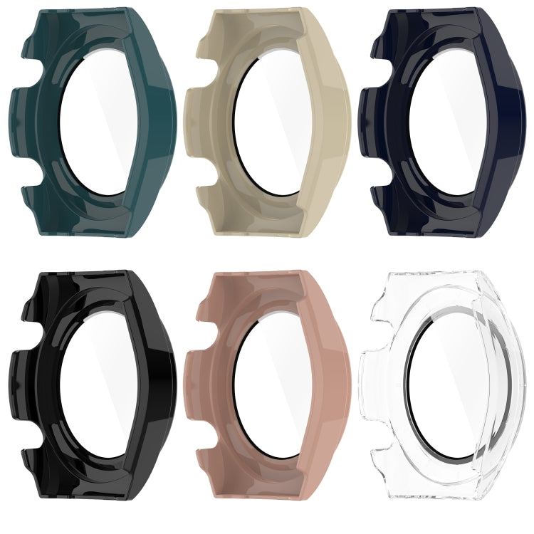For Xiaomi Watch H1 PC + Tempered Film Integrated Watch Protective Case(Black)