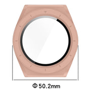 For Xiaomi Watch H1 PC + Tempered Film Integrated Watch Protective Case(Black)