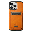 For iPhone 15 Pro Max Suteni H15 MagSafe Oil Eax Leather Detachable Wallet Back Phone Case(Khaki) - free shipping - PMC Jewellery - Order now!