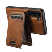 For Samsung Galaxy S23+ 5G Suteni H15  Oil Eax Leather Detachable Wallet Back Phone Case(Red)