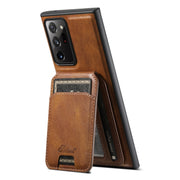 For Samsung Galaxy Note20 5G Suteni H15  Oil Eax Leather Detachable Wallet Back Phone Case(Red)