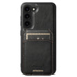For Samsung Galaxy S24 5G Suteni H15  Oil Eax Leather Detachable Wallet Back Phone Case(Black) - Galaxy S24 5G Cases by Suteni | Online Shopping South Africa | PMC TechLife | Buy Now Pay Later Mobicred