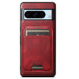 For Google Pixel 8 Pro Suteni H15 Oil Eax Leather Detachable Wallet Back Phone Case(Red) - Google Cases by Suteni | Online Shopping South Africa | PMC Jewellery | Buy Now Pay Later Mobicred