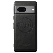 For Google Pixel 7 Suteni H15 Oil Eax Leather Detachable Wallet Back Phone Case(Black)