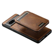 For Google Pixel 7 Suteni H15 Oil Eax Leather Detachable Wallet Back Phone Case(Black)