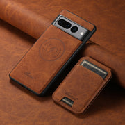 For Google Pixel 8 Suteni H16 Litchi Texture Leather Detachable Wallet Back Phone Case(Blue)
