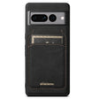For Google Pixel 7a Suteni H16 Litchi Texture Leather Detachable Wallet Back Phone Case(Black) - free shipping - PMC TechLife - Order now!