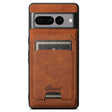 For Google Pixel 7a Suteni H16 Litchi Texture Leather Detachable Wallet Back Phone Case(Khaki) - Google Cases by Suteni | Online Shopping South Africa | PMC TechLife | Buy Now Pay Later Mobicred