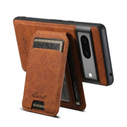 For Google Pixel 7 Suteni H16 Litchi Texture Leather Detachable Wallet Back Phone Case(Black)