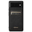 For Google Pixel 6a Suteni H16 Litchi Texture Leather Detachable Wallet Back Phone Case(Black) - Google Cases by Suteni | Online Shopping South Africa | PMC TechLife | Buy Now Pay Later Mobicred