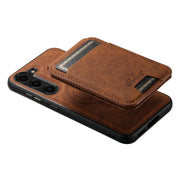 For Samsung Galaxy S24 5G Suteni H16 Litchi Texture Leather Detachable Wallet Back Phone Case(Blue)