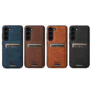 For Samsung Galaxy S24 Ultra 5G Suteni H16 Litchi Texture Leather Detachable Wallet Back Phone Case(Khaki)