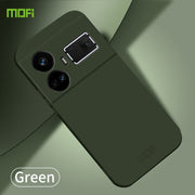 For Realme GT5 MOFI Qin Series Skin Feel All-inclusive PC Phone Case(Green)