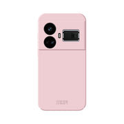 For Realme GT5 MOFI Qin Series Skin Feel All-inclusive PC Phone Case(Pink)