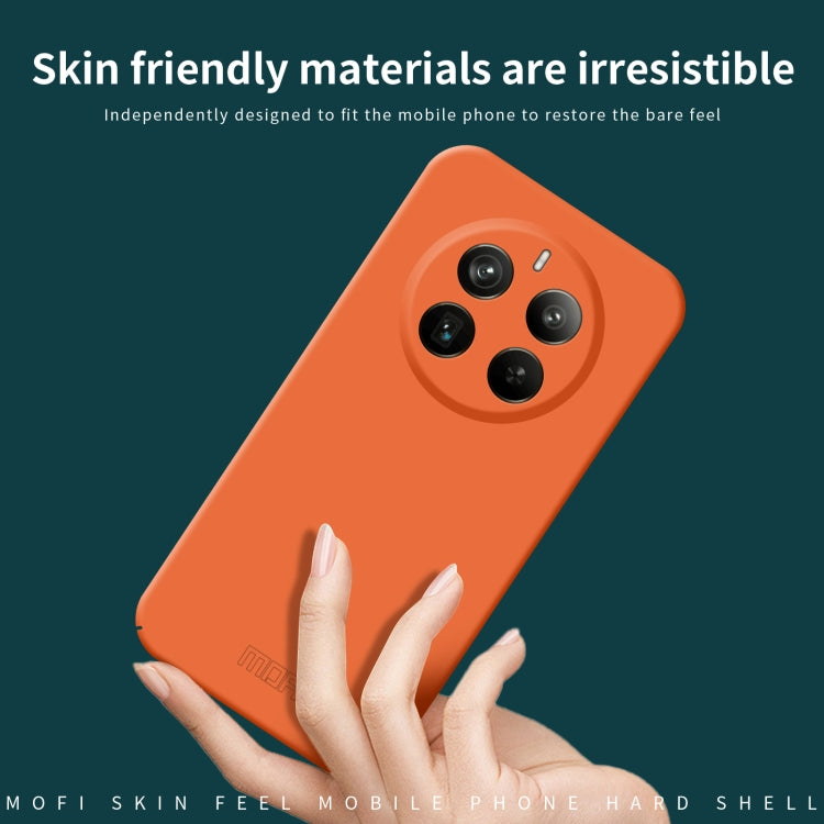For Realme 12 Pro / 12 Pro+ MOFI Qin Series Skin Feel All-inclusive PC Phone Case(Blue)
