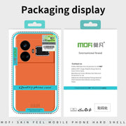 For Realme GT5 MOFI Qin Series Skin Feel All-inclusive PC Phone Case(Green)