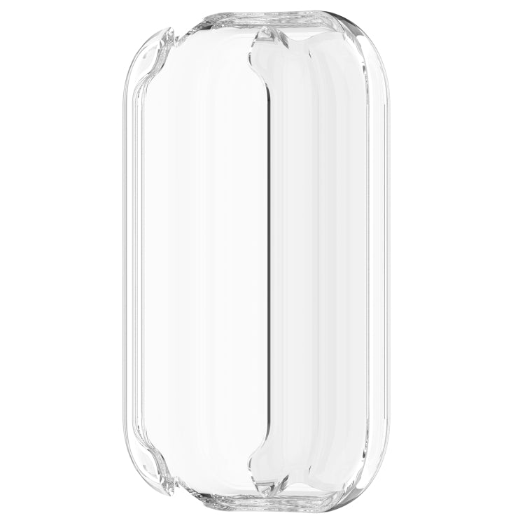 For Xiaomi Smart Band 8 Active Full Package TPU Electroplated Watch Protective Case(Transparent)
