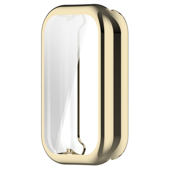 For Xiaomi Smart Band 8 Active Full Package TPU Electroplated Watch Protective Case(Light Gold)