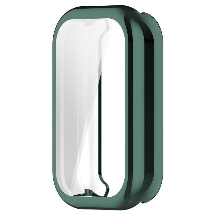 For Xiaomi Smart Band 8 Active Full Package TPU Electroplated Watch Protective Case(Green)