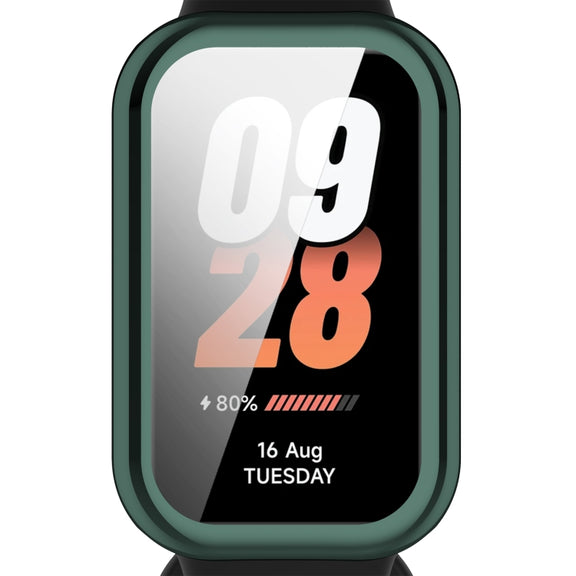 For Xiaomi Smart Band 8 Active Full Package TPU Electroplated Watch Protective Case(Green)