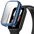 For Redmi Band 2 Full Package TPU Electroplated Watch Protective Case(Blue) - Watch Cases by PMC TechLife | Online Shopping South Africa | PMC TechLife | Buy Now Pay Later Mobicred