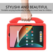 For Samsung Galaxy Tab A9+ 10.95 2023 Thumb Bracket EVA Shockproof Tablet Case(Red)