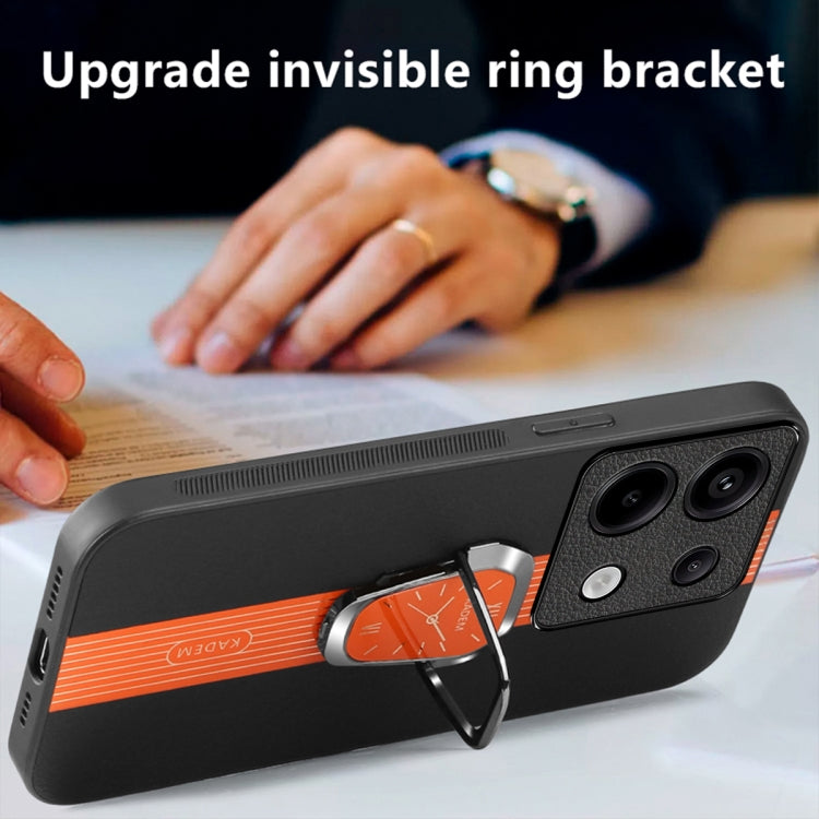 For Xiaomi Redmi Note 13 / 13 Pro Magnetic Litchi Leather Back Phone Case with Holder(Green)
