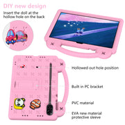 For Honor Pad X9 / X9 2024 Handle Kickstand Children EVA Shockproof Tablet Case(Pink)
