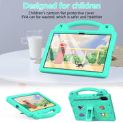 For Honor Pad X9 / X9 2024 Handle Kickstand Children EVA Shockproof Tablet Case(Mint Green)