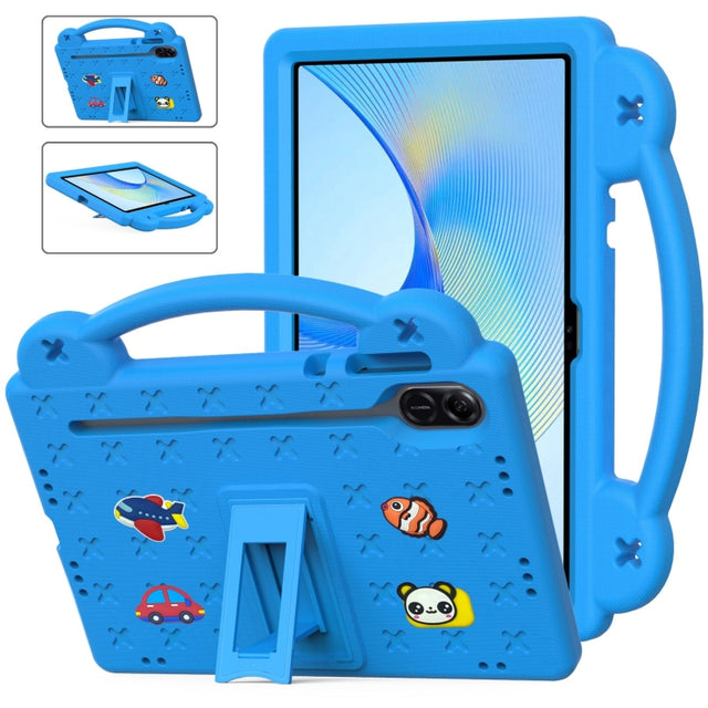 For Honor Pad X9 / X9 2024 Handle Kickstand Children EVA Shockproof Tablet Case(Sky Blue)