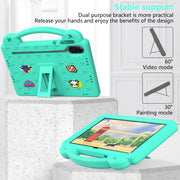 For Honor X8 Pro 11.5 Handle Kickstand Children EVA Shockproof Tablet Case(Mint Green)