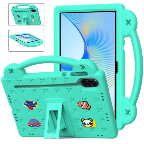 For Honor X8 Pro 11.5 Handle Kickstand Children EVA Shockproof Tablet Case(Mint Green)