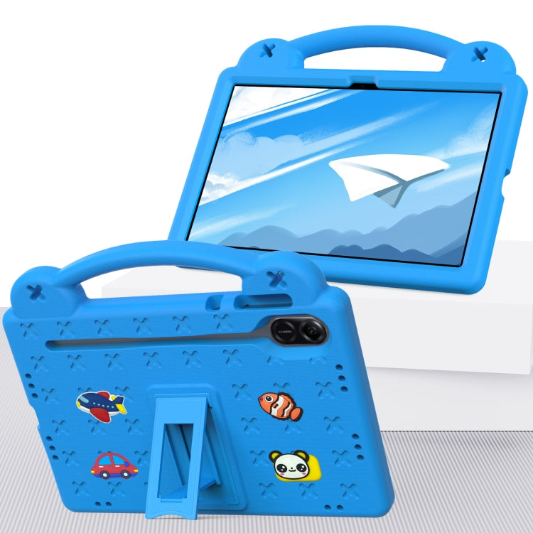 For Honor X8 Pro 11.5 Handle Kickstand Children EVA Shockproof Tablet Case(Sky Blue)