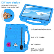 For Honor X8 Pro 11.5 Handle Kickstand Children EVA Shockproof Tablet Case(Sky Blue)