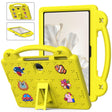 For Honor Pad 9 2023 12.1 Handle Kickstand Children EVA Shockproof Tablet Case(Yellow) - Honor by PMC TechLife | Online Shopping South Africa | PMC TechLife | Buy Now Pay Later Mobicred