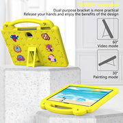 For Honor Pad 9 2023 12.1 Handle Kickstand Children EVA Shockproof Tablet Case(Yellow)