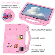 For Honor Pad X8a Handle Kickstand Children EVA Shockproof Tablet Case(Pink)