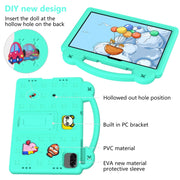 For Honor Pad X8a Handle Kickstand Children EVA Shockproof Tablet Case(Mint Green)