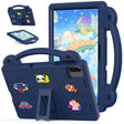 For Honor Pad X8a Handle Kickstand Children EVA Shockproof Tablet Case(Navy Blue) - Honor by PMC TechLife | Online Shopping South Africa | PMC TechLife | Buy Now Pay Later Mobicred