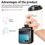 For Motorola Razr 40 Ultra Retro Skin-feel Ring Multi-card Wallet Phone Case(Black)