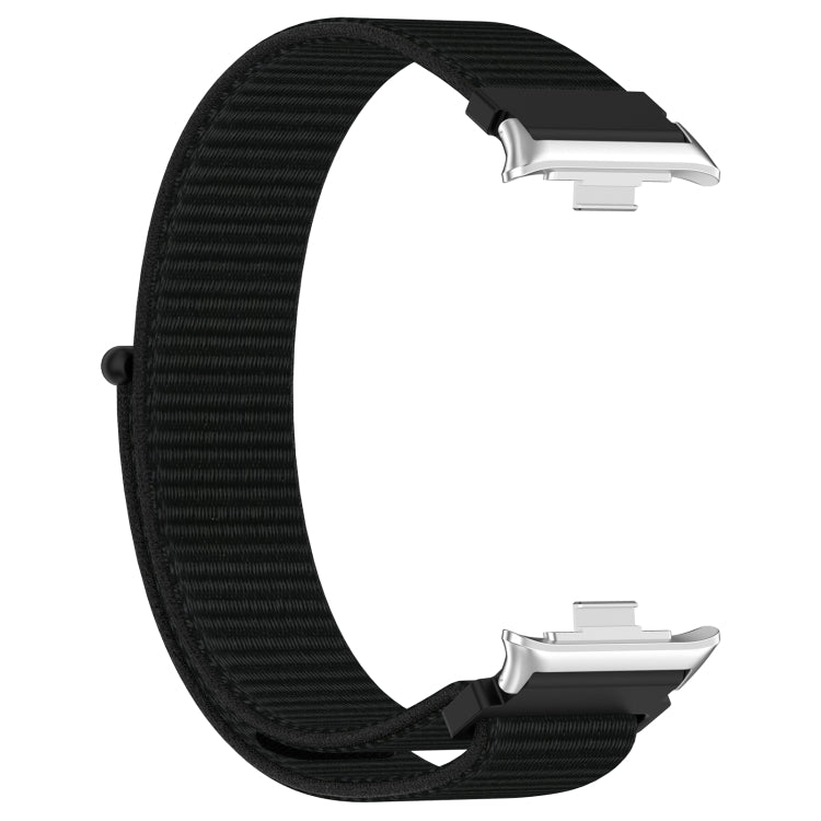 For Redmi Watch 4 / Watch 5 Nylon Loop Metal Connector Watch Band(Black)