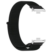 For Redmi Watch 4 / Watch 5 Nylon Loop Metal Connector Watch Band(Black)