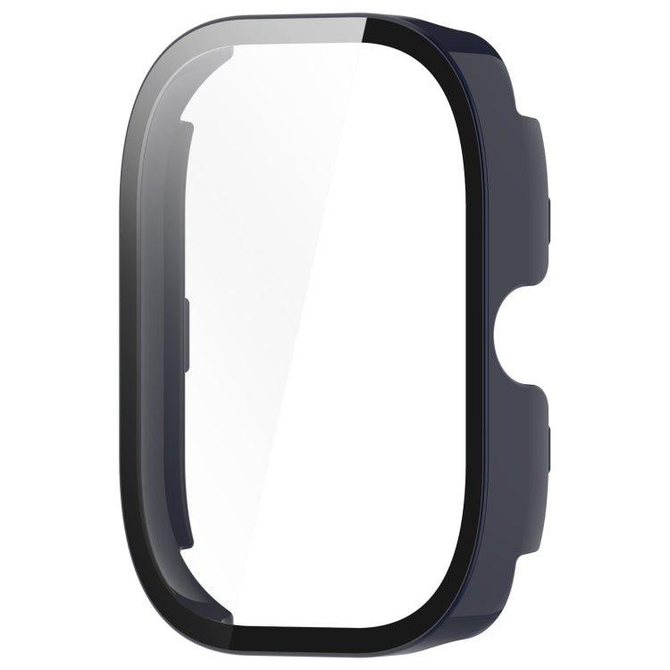For Redmi Watch 4 Tempered Film Integrated PC Watch Protective Case(Ink Blue)