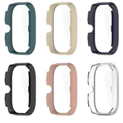 For Redmi Watch 4 Tempered Film Integrated PC Watch Protective Case(Black)