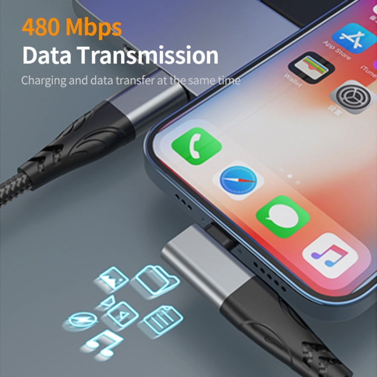 ENKAY PD100W 4-in-1 USB-A / Type-C to Type-C / 8 Pin Multifunction Fast Charging Cable with E-Marker, Cable Length:2m
