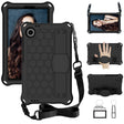 For Blackview Tab 60 8.7 2023 Honeycomb EVA Hybrid PC Tablet Case with Strap(Black+Black) - Others by PMC TechLife | Online Shopping South Africa | PMC TechLife | Buy Now Pay Later Mobicred